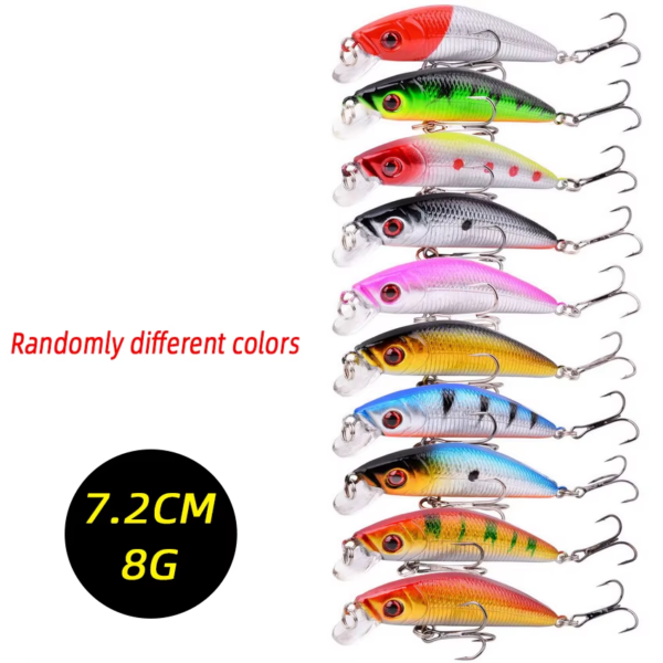 3/5/8 Pcs of Random Fishing Lure Set - Image 13