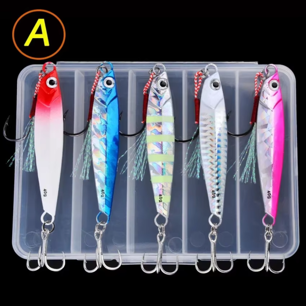 5Pcs Metal Jig Fishing Lure - Image 10