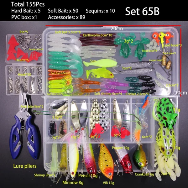 FFLYBG New Mixed Fishing Lure Set