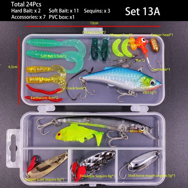 FFLYBG New Mixed Fishing Lure Set - Image 8