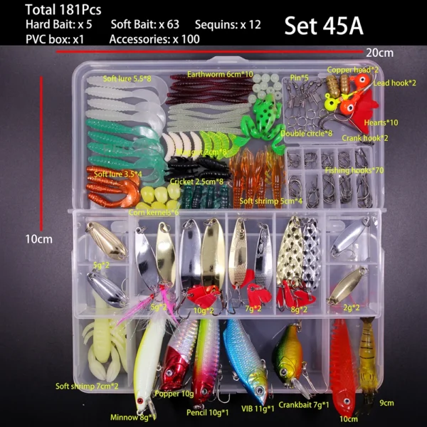 FFLYBG New Mixed Fishing Lure Set - Image 11