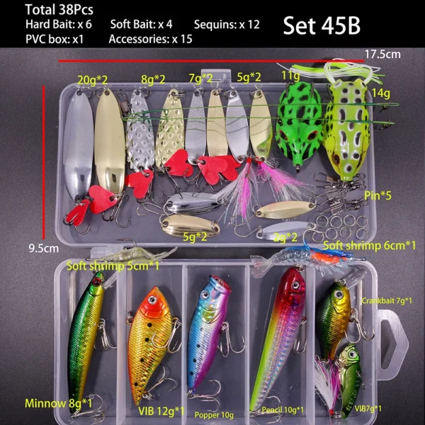 FFLYBG New Mixed Fishing Lure Set - Image 7