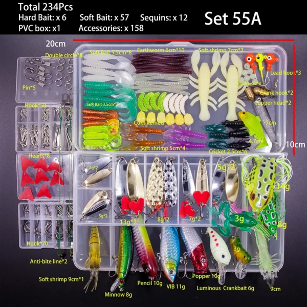 FFLYBG New Mixed Fishing Lure Set - Image 5