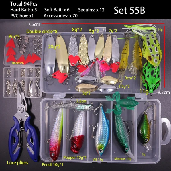 FFLYBG New Mixed Fishing Lure Set - Image 10