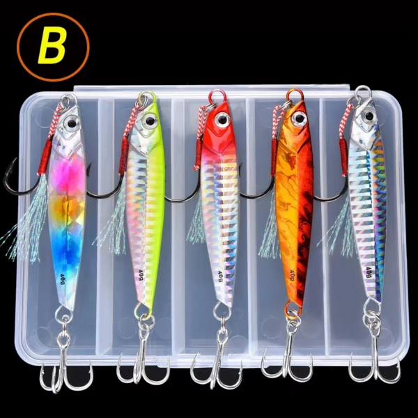 5Pcs Metal Jig Fishing Lure - Image 9