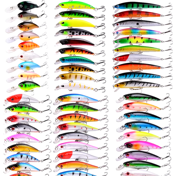 3/5/8 Pcs of Random Fishing Lure Set - Image 2