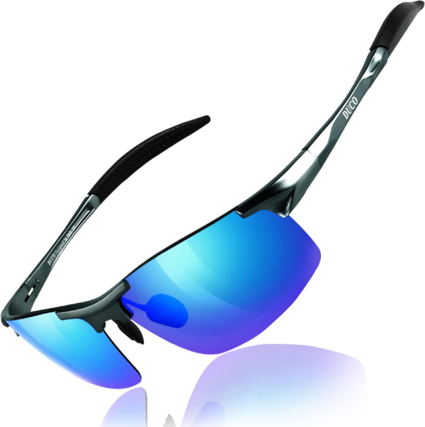 Mens Sports Polarized Sunglasses UV Protection Driving Sunglasses for Men 100% UV400 Protection 8177S - Image 12