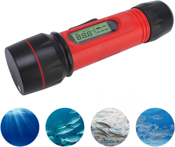 Sonar Fish Finder, Wireless Water Proof Ice Fishing Fish Finder with LCD Display, 295.3Ft Range, Handheld BT Fish Depth Finder for Kayak Boat - Image 8