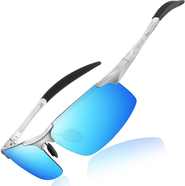 Mens Sports Polarized Sunglasses UV Protection Driving Sunglasses for Men 100% UV400 Protection 8177S - Image 13