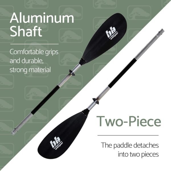 Whisper 2-Piece Recreational Kayak Paddle - Image 5