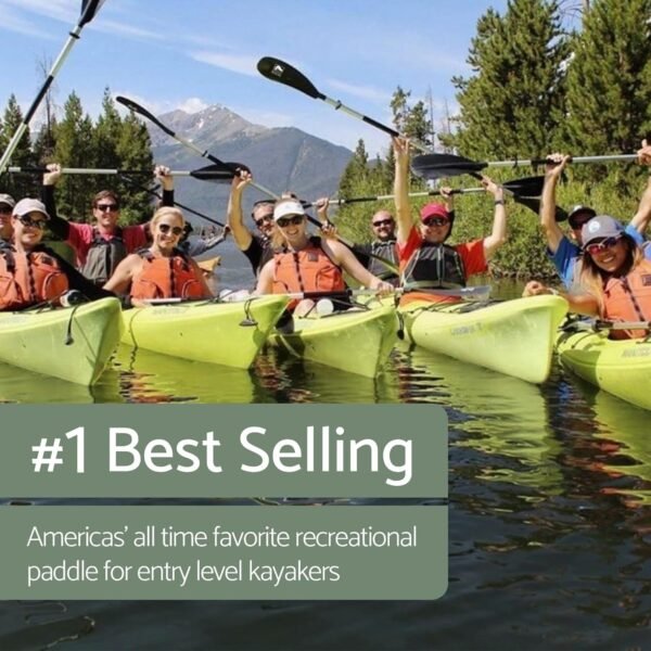 Whisper 2-Piece Recreational Kayak Paddle - Image 2