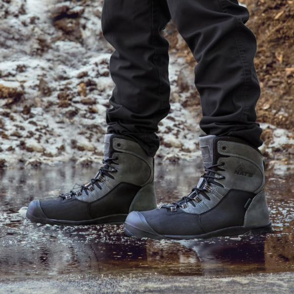 S627 8'' Waterproof Leather Work Boots - CSA Approved with Insulation - Image 5