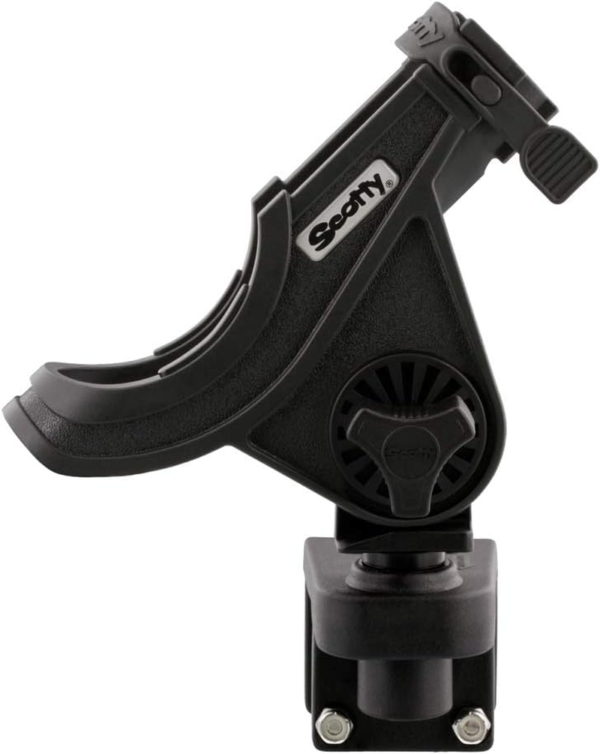 Baitcaster/Spinning Rod Holder with Square Rail Mount - Image 2