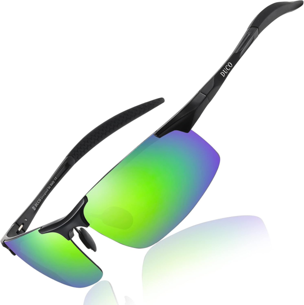 Mens Sports Polarized Sunglasses UV Protection Driving Sunglasses for Men 100% UV400 Protection 8177S - Image 9