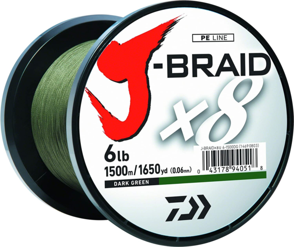 J-BRAID Chartreuse 30Lb Filler Spool
