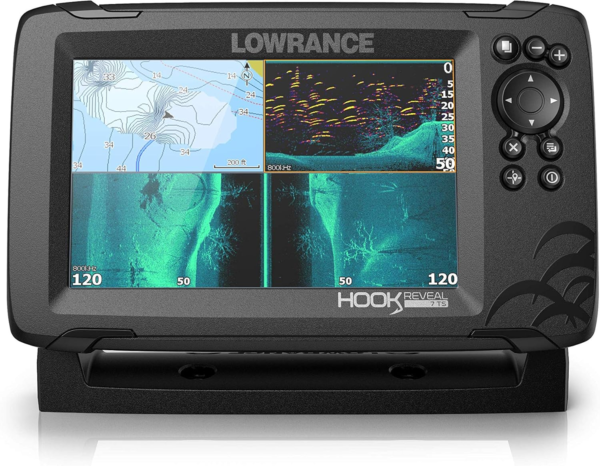 Hook Reveal 7-Inch Fish Finder with Chart and Transducer Options - Image 6