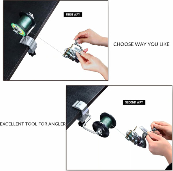 Fishing Line Spooler Fishing Line Winder Spooler Fishing Accessories Adjustable Stable Portable Fishing Line Spooler/Fishing Line Remover - Image 7