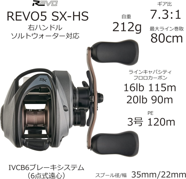 Revo SX Low Profile Reel - Image 2