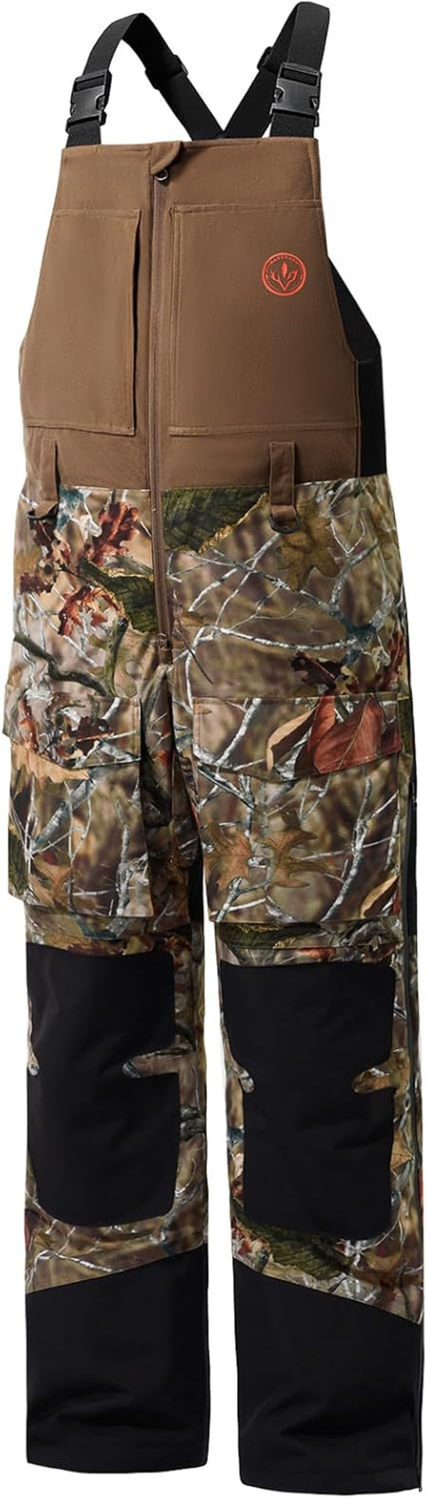 Splice II Men’S Insulated Waterproof Camo Hunting Bibs Ripstop Fishing Pants